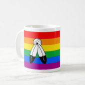 Mug Drapeau de fierté LGBTQ+ bispirituel (Devant gauche)