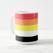 Mug Drapeau de fierté lithsexuelle (Devant gauche)