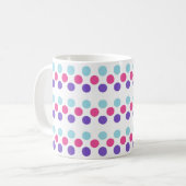 Mug Drapeau de fierté multilingue Couleurs À petits po (Devant gauche)