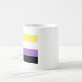 Mug Drapeau de fierté non binaire (Centre)