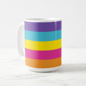 Mug Drapeau de fierté non binaire de genre (Devant gauche)