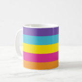 Mug Drapeau de fierté non binaire de genre (Devant gauche)