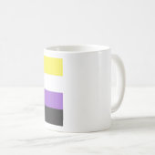 Mug Drapeau de fierté non binaire Two-Spirit (Devant droit)
