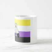 Mug Drapeau de fierté non binaire Two-Spirit (Centre)