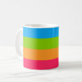 Mug Drapeau de fierté Panoromantique (Devant gauche)