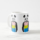 Mug Drapeau de fierté Pansexexuel Panda Bear (Devant gauche)