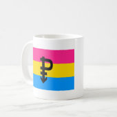 Mug Drapeau de fierté pansexuelle (Devant gauche)