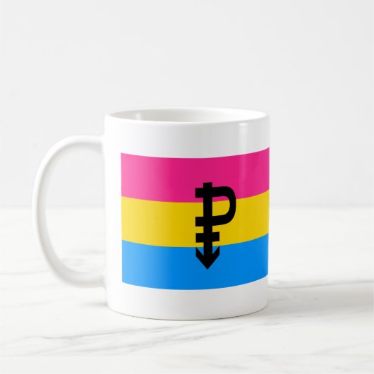 Mug Drapeau de fierté pansexuelle (Gauche)