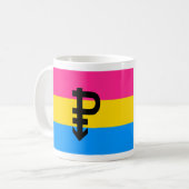 Mug Drapeau de fierté pansexuelle (Devant gauche)