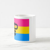 Mug Drapeau de fierté pansexuelle (Centre)