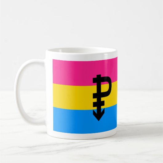 Mug Drapeau de fierté pansexuelle (Gauche)