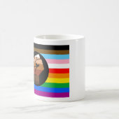 Mug Drapeau de fierté POC de progrès LGBTQ+ (Centre)