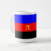 Mug Drapeau de fierté polyamoureuse (Devant gauche)