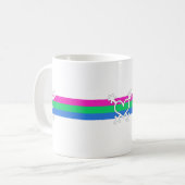 Mug Drapeau de fierté polysexuelle (Devant gauche)