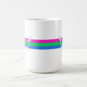 Mug Drapeau de fierté polysexuelle (Centre)