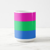 Mug Drapeau de fierté polysexuelle (Centre)