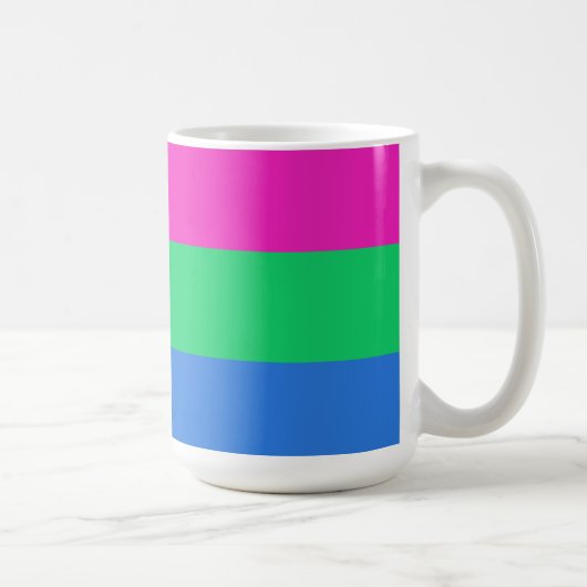 Mug Drapeau de fierté polysexuelle (Droite)