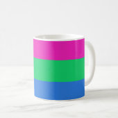 Mug Drapeau de fierté polysexuelle (Devant droit)