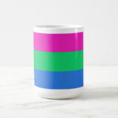 Mug Drapeau de fierté polysexuelle (Centre)