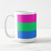 Mug Drapeau de fierté polysexuelle (Gauche)