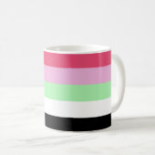 Mug Drapeau de fierté récipromantique (Devant droit)