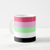 Mug Drapeau de fierté récipromantique (Devant gauche)
