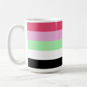 Mug Drapeau de fierté récipromantique (Gauche)