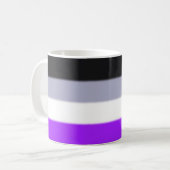 Mug Drapeau de fierté sexuelle tombée (Devant gauche)