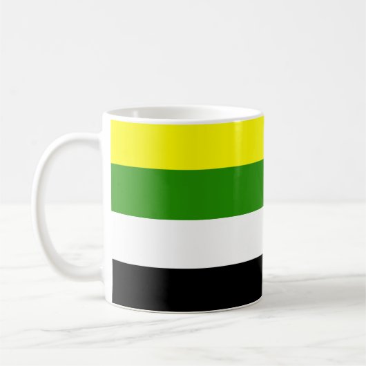 Mug Drapeau de fierté skoliosexuel (Gauche)