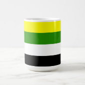 Mug Drapeau de fierté skoliosexuel (Centre)