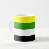 Mug Drapeau de fierté skoliosexuel (Devant gauche)