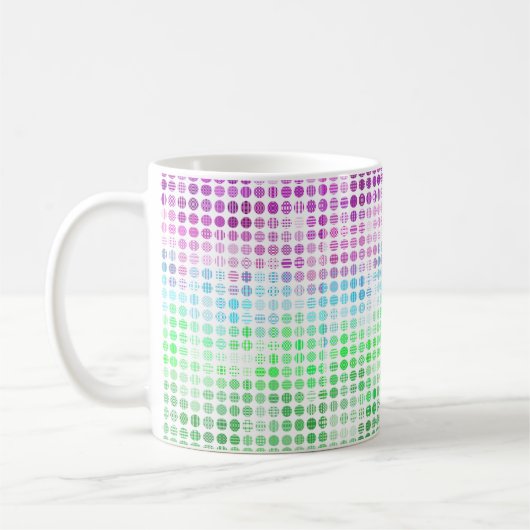 Mug Drapeau de fierté Toric abstrait boho éclectique G (Gauche)