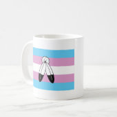 Mug Drapeau de fierté trans bispirituel (Devant gauche)