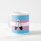 Mug Drapeau de fierté trans bispirituel (Devant gauche)