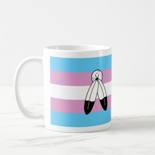 Mug Drapeau de fierté trans bispirituel (Gauche)