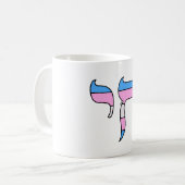 Mug Drapeau de fierté trans Chai (Devant gauche)