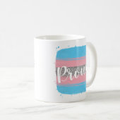 Mug Drapeau de fierté transgenre (Devant droit)