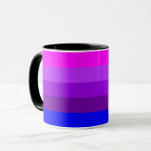 Mug Drapeau de fierté transgenre alternatif (Devant gauche)