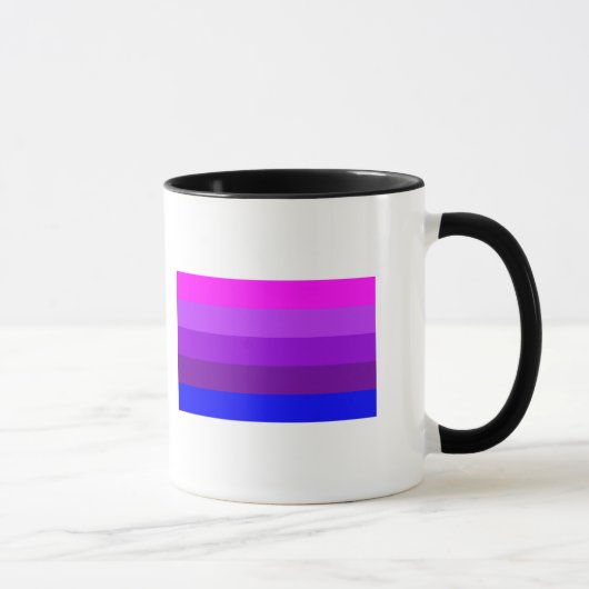 Mug Drapeau de fierté transgenre alternatif (Droite)