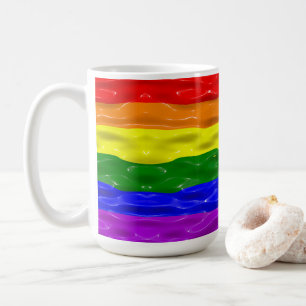 Mug Drapeau de fierté vernis liquide SlipperyJoe's rou