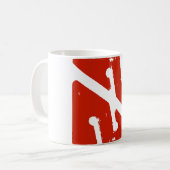Mug drapeau de flèche de caverne (Devant gauche)
