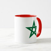 Mug Drapeau de football du Maroc (Devant droit)