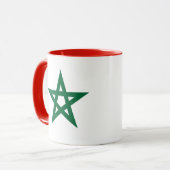 Mug Drapeau de football du Maroc (Devant gauche)