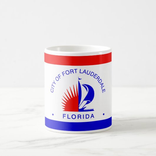 Mug Drapeau de Fort Lauderdale, Floride (Centre)