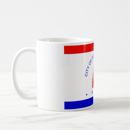 Mug Drapeau de Fort Lauderdale, Floride (Gauche)