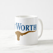 Mug Drapeau de Fort Worth (Texas) (Devant droit)