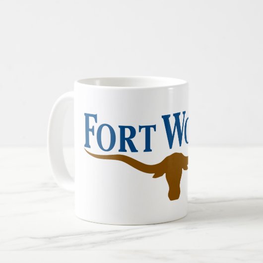Mug Drapeau de Fort Worth (Texas) (Devant gauche)