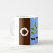 Mug Drapeau de Fresno (Californie) (Devant gauche)