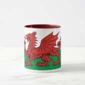 Mug Drapeau de Gallois, "byth de Cymru AM",    le (Centre)