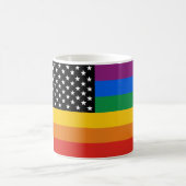 Mug Drapeau de gay pride (Centre)